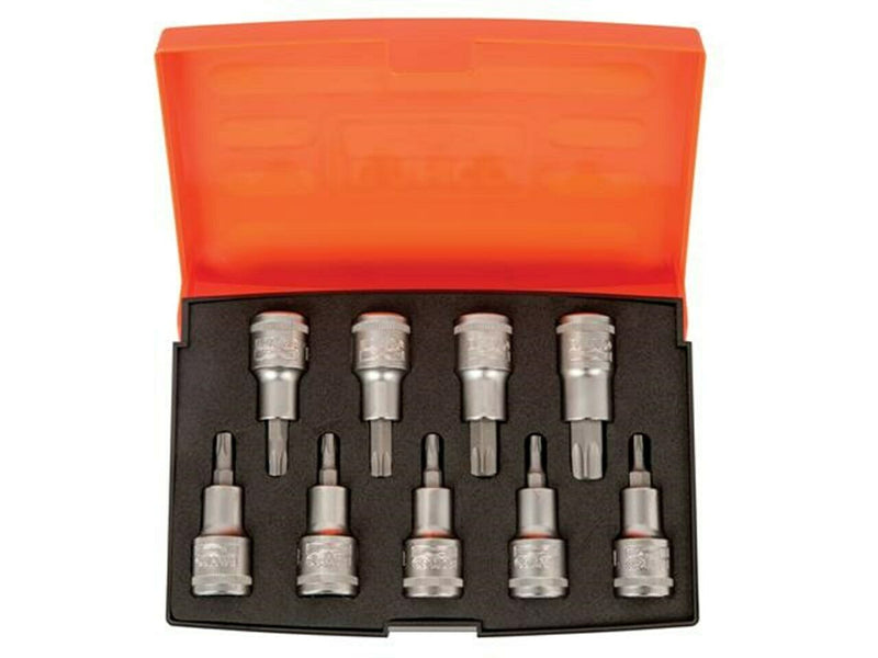 Bahco S9TORX 1/2"Dr Metric 9pce Torx Bit Socket Set