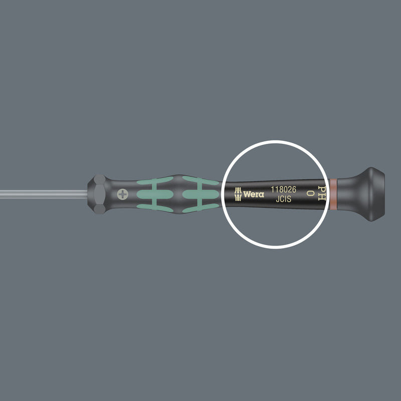 Wera 118158 6pc 2069/6 Screwdriver Set and rack for electronic applications
