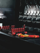 Wera 004970 17pc 8100 SB VDE 1 Zyklop Socket Set, 3/8"