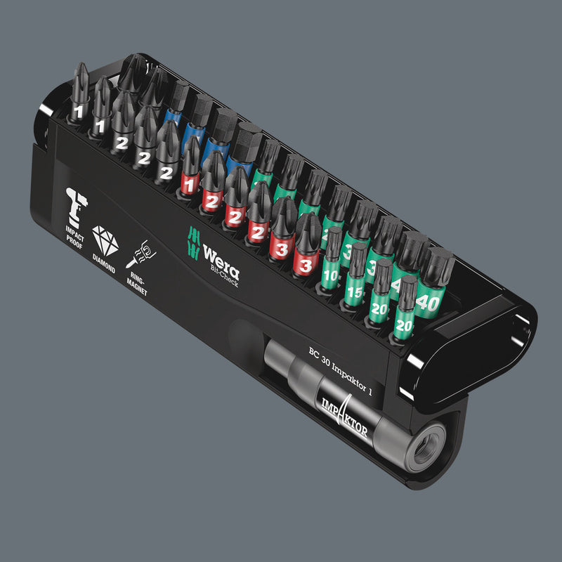 Wera 057690 30pc Bit-Check 30 Impaktor 1