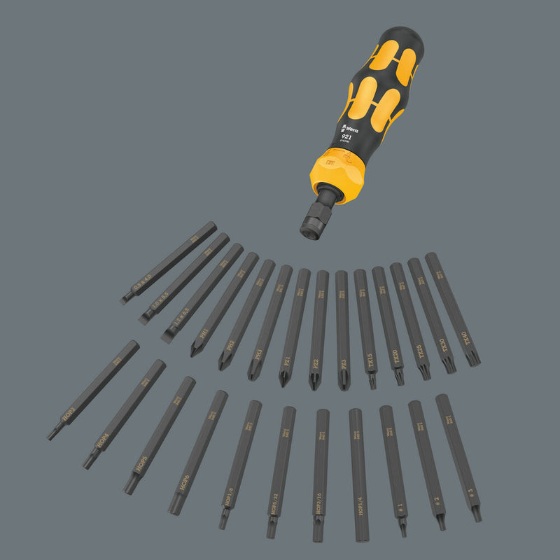 Wera 018111 19pc Kraftform Kompakt 900 Imperial Set 1