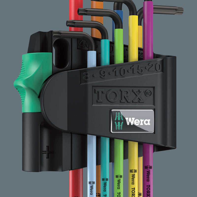Wera 073599 9pc 967/9 TXBO Multicolour 1 L-Key Set
